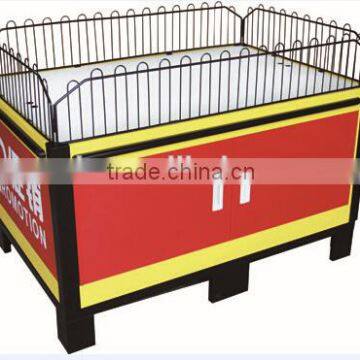 1200*1000*900mm RH-PT019 Fashion Design Metal Promotion Display Table for Supermarket