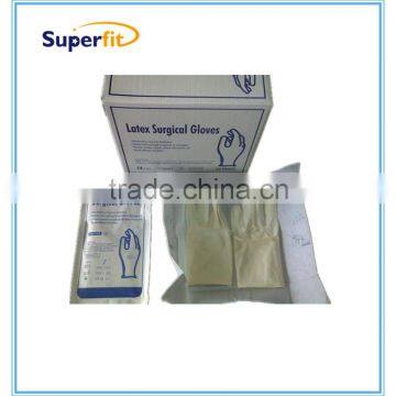 Medical Powered sterile latex surgical gloves