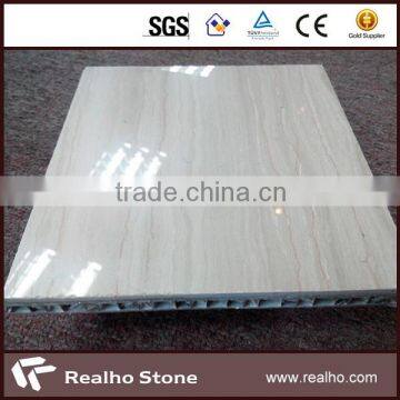 beige wooden aluminum composite for wall cladding tile