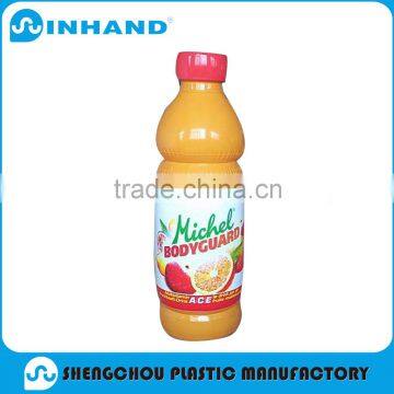 Giant advertising pvc inflatable fruit juice bottle , inflatable drinking bottle