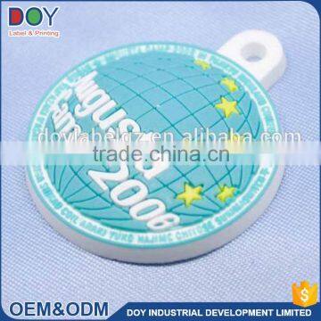 China manufacturer customized personalized designed soft PVC rubber printed 3D labels