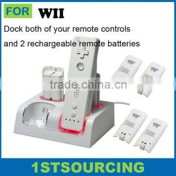 Rechargeable Battery Charging Dock for WII remote