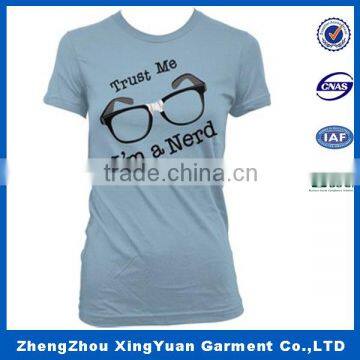 Custom Fashionable Printing Women T-shirt With Gradual Color