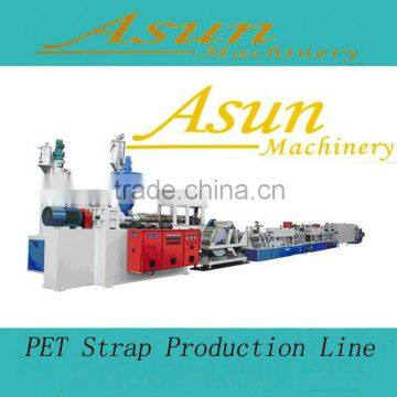 PET double strap machine/pet strap production line /pet packageing extrusion