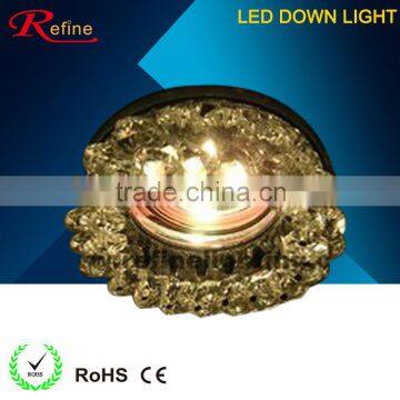 led light 12v Steel body crystal lighting