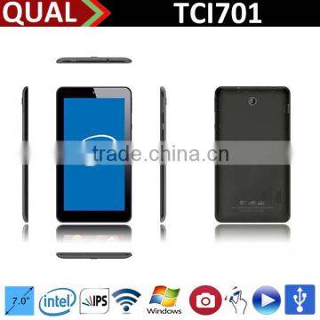 Intel Tablet PC Window 8.1+Android 5.1 Tablet PC Quad Core Intel Atom Z3735G Chip 7 Inch IPS Screen Q