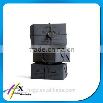 Luxury custom design high quality paper for handmade soap packaging