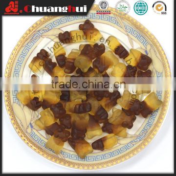 High Quality Loose Packing Cola Bear Shape Rubber / Gummy Candy