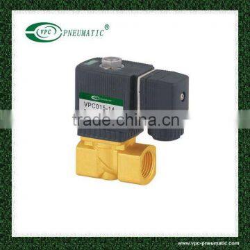 VPC series 2/2 step direct acting diaphragm brass solenoid valve