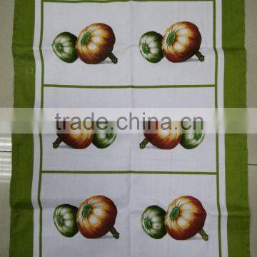 silk screen printing cotton twill material fabric tea towel