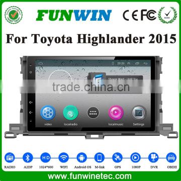 Funwin Double Din Pioneer Car Audio System Dvd Player For Toyota Highlander 2015 With Car Radio Gps Navigation