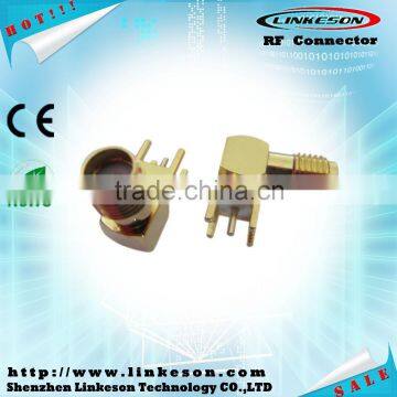 Factory right angle female sma pcb bulkhead