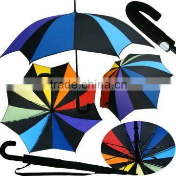 2012 auto open new maple leaf shape straight umbrella