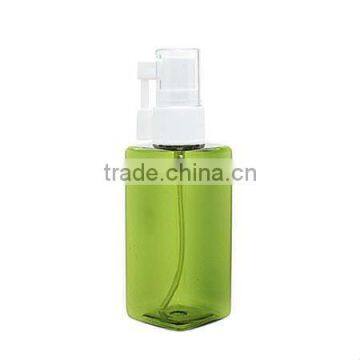 Nose Sprayer Cap PET 80ml Square Green