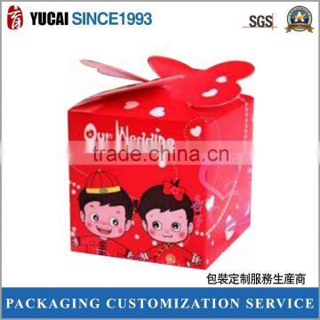 Candy gift box red paper box for couples