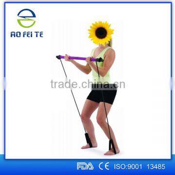 Aofit Yoga Strap With the Foot Pad Yoga Loop Band photo-5