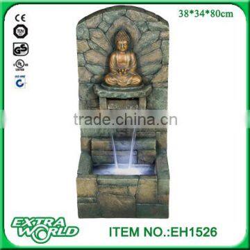 Resin Garden Ganesh Three Layer Waterfall Fountain
