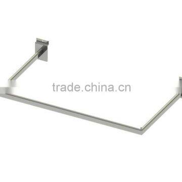 Display hangrail bracket for slatwall system