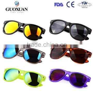 Mirror Lens Promotional Stocked Wholesale Sunglasses Custom Sunglasees photo-4