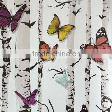 Colorful Butterfly Vinyl Wallpaper photo-2