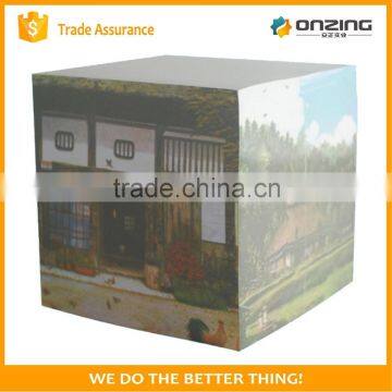 OEM high quality 12x12x12 paper memo note cube for office