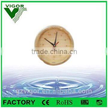 big wood sauna clock of sauna room from vigor