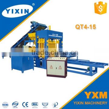 China Cement block machine price QT6-15 auto brick making machine