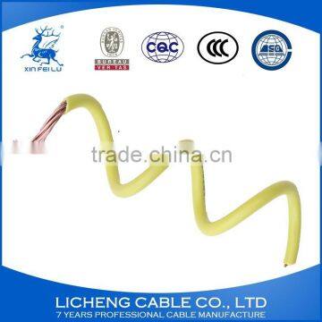 Hot Sale PVC Insulated Flexible Copper Wire Cable Yellow Wire1.5mm2 photo-3