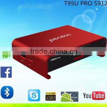 Pendoo T95U Pro S912 2g 16g TV Box KODI 17.0 XBMC tv box