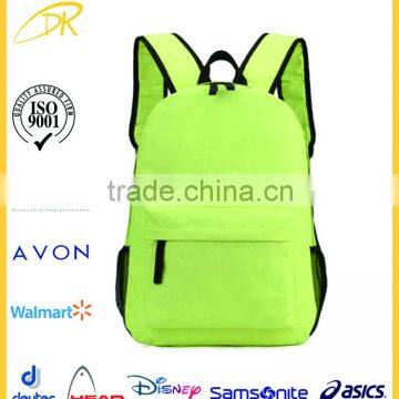 Wholesale fashion plain leisure back bag for men, college school backbag