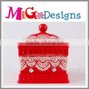 wholesale red ceramic indian sweet boxes for weddings