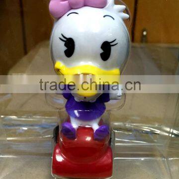 Daisy Duck Figure Pull-back Vehicle,Customized Cute Plastic Car Toys