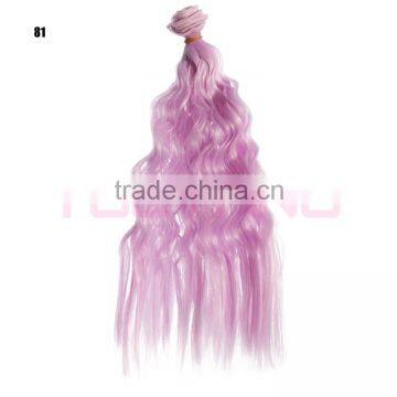 No Shedding Factory Price Synthetic Straight Wavy Hair Extension photo-4
