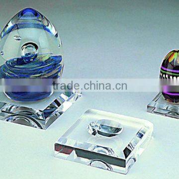 Lucite Egg & Ball Holders