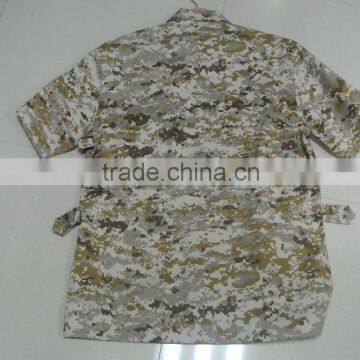 Italy desert digital camoufalge summer short sleeve military shirts