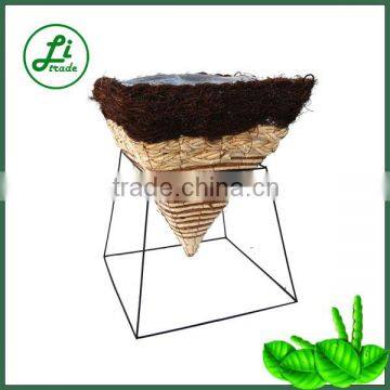 Sqaure cone hanging basket