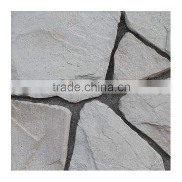 Long Performance Life Grey Quartzite Culture Wall Panel