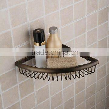 Metal antique Bathroom wire Basket , Hanging Triangular Bathroom Basket