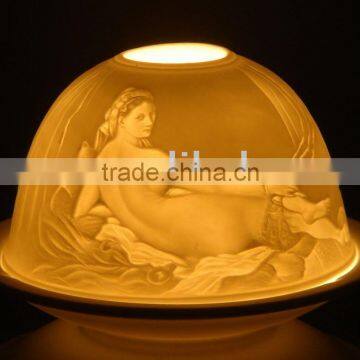 porcelain votive tealight holder-BC007-08017