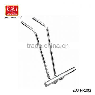 Stainless steel footrest for hair salon barber chair. Hairdressing Chair Footrest E03-FR003