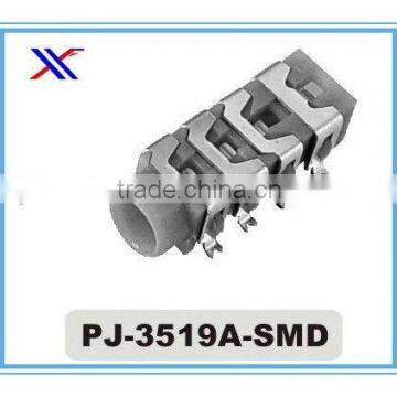 3.5 mm phone jack pj-3519A-smd,female stereo phone jack