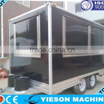 Mobile Fast Food Car outdoor food kiosk hot dog cart