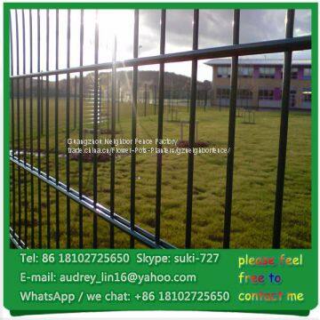 High Quality Rigid Panel Mesh Fence panels PVC Coated Flat Double Wire Fence price