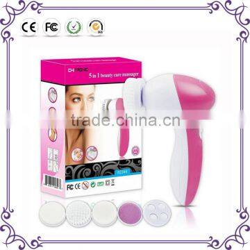 Hot Handy 5 in1 Electric Beauty Care face massager deep cleansing tool Facial Brush Face Spa Skin Cleaning Brush
