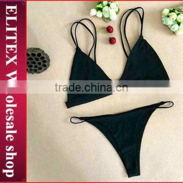 2017 Newest Lace Red Halter Sexy Print Bikini Women CK366b photo-1