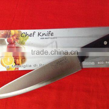 Kitchen Chef Knife with Eco Friendly Wood Handler