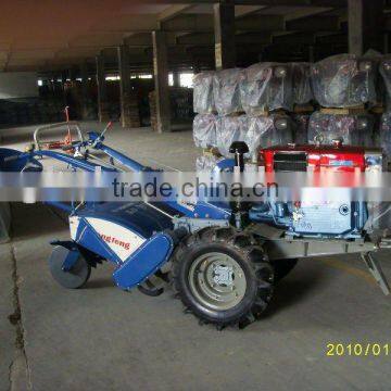 Agricultural walking tractor