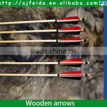 FD-16473Hunting arrows Handmade wooden Indonesian white wood good solid shaft winding toughness TURKEY