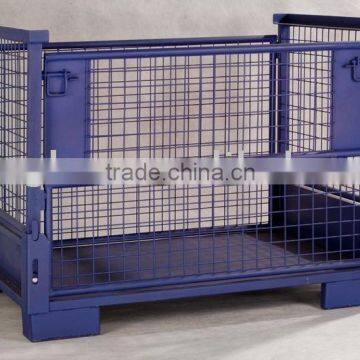 folding box steel wire crate