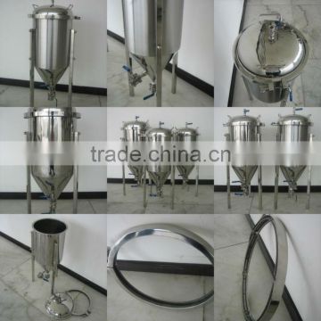 stainless steel conical beer fermenter